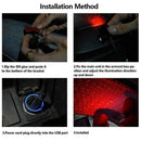 LED Car Atmosphere Lamp USB Interior Ambient Star Light Starry Sky Projector