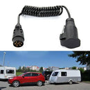 12V 7 Pin Trailer Plug 13 Pin Socket Plug Adapter Wiring Connector Spring Cab_