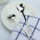 Heart Shaped Dessert Spoon Tea Coffee Spoon Mixer Flatware Kitchen Accessories3c