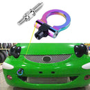 Aluminum Car Towing Strap Trailer Towing Hook Front Bumper Colorful Hook