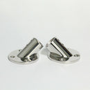 Round Base Boat Bow Rail Fitting 22mm Tube Marine Boat Hardware Udfs UPA