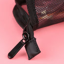 Zipper Black Travel Makeup Brush Bag Empty Organizer Pouch Pocket Holder Kit 3C