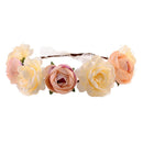 5Pcs Flower Crown Wreath Floral Garland Headbands for Wedding Beach Festival