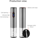 Electric Wine Opener, Battery Operated Electric Wine Bottle Opener Automati C7F7