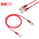 3 Pin XLR Thickened Male to Female Audio Extension Cable Cord Amplifier Wire