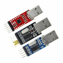PL2303 CP2102 CH340G Module USB To TTL Adapter With 4 Pin DuPont Line Kit W6A4