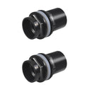 2 Pcs Aquatic Fish Tank Water Pipe Tube Valves Joint Connector Kit 32/40mm,