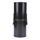 Portable PU Leather Cosmetic Storage Box Makeup Pen Brush Cup (S Black) A