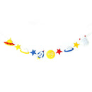 Novelty Alien Robot Bunting String Flag Garland Space Baby Shower Party Decor MO