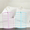 Fishbone Necktie Tie Belt Hanger Rack Shawl Scarf Clip Home Organizer Holder JR