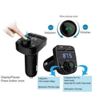 Car Wireless BluetoothV5.0 Handsfree FM Transmitter MP3 Charge Port Player S1H1