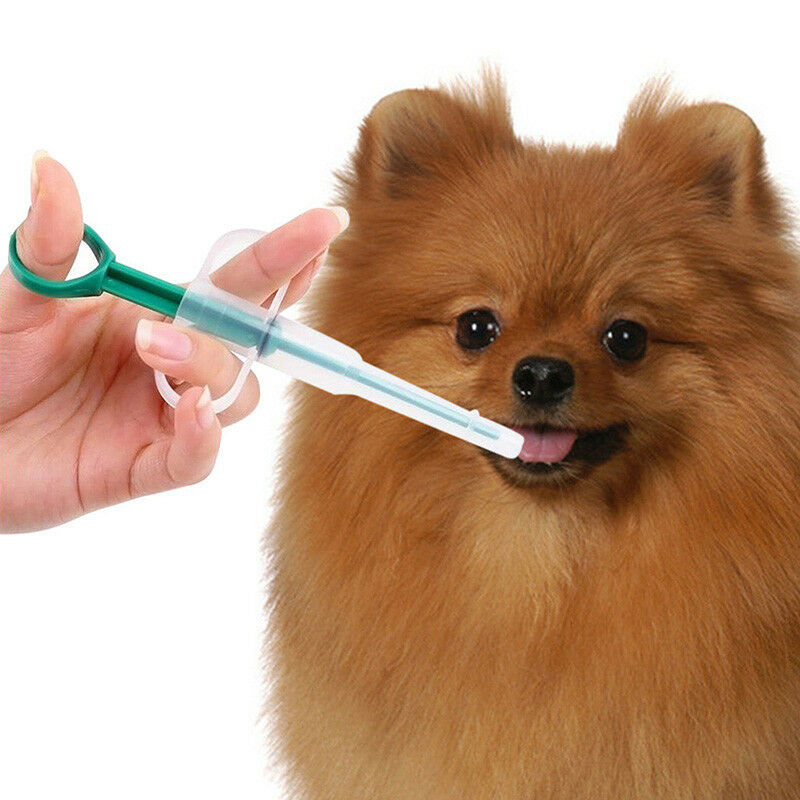 1x Pet Dog Cat Capsule Tablet Pill Gun Popper Piller Pusher  Medication  Sy S3O7