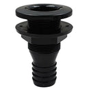 2pcs 1'' Black Plastic Marine Yacht Bilge