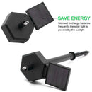 Solar Power LED Owl Lawn Light Waterproof Yard Landscape Lamp (Light Brown) A