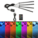 Car LED Strip Light RGB Music Car Interior Light Sound Active Remote Control