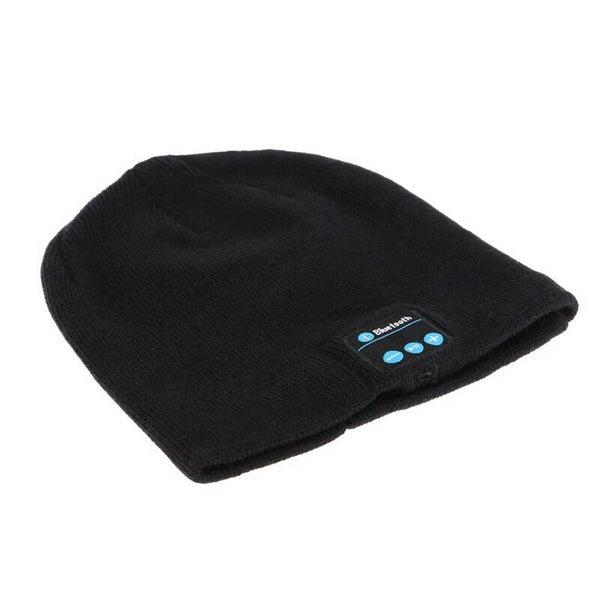 Bluetooth Music Beanie Hat Soft Warm Stereo Headphone Headset Cap P4T1