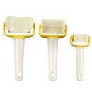 3pcs/Set Fondant Pastry Cutter Cookies Biscuit Mold Baking Roller Slice Kit