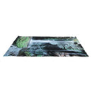 Rocky Waterfall Pond Runoff Scenic Nature Picture Wall Hanging Tapestry, Gr N1Y3
