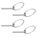 4Pcs 4mmx49mm Heavy Duty Lynch Pin for Farm Tractors Trailers Trucks Mowers