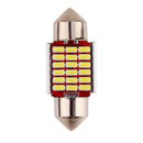 31mm 18SMD Double Pointed High Light Car 3014 LED Decoding Reading Light A