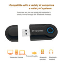 GT09S Bluetooth 4.2 Audio Transmitter AUX Wireless Music Adapter for PC