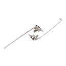 2Pcs Frames With Articulations Hinges(L+R) for DELL E3550 L3550 35550 Series