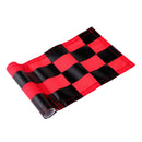 Backyard Putting Green Golf Training Aid Chequered Flag Solid Flag Red+Black