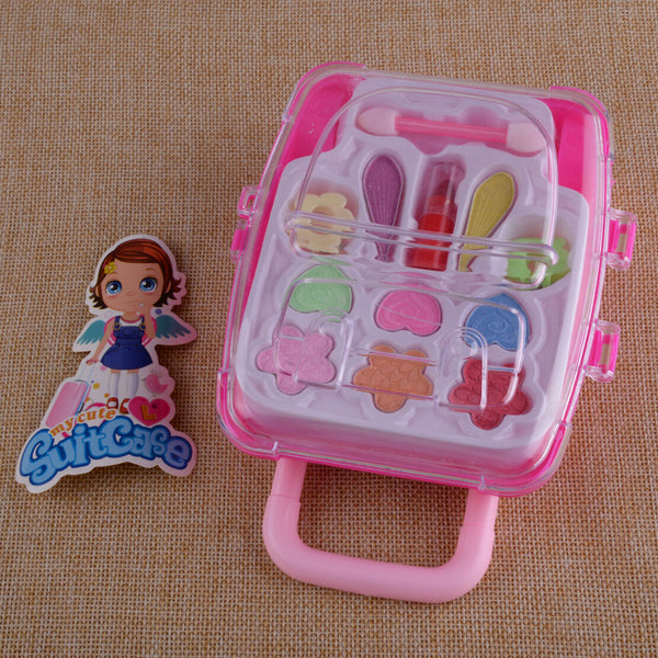 Princess Makeup fit for Kids Cosmetic Girls Eyeshadow Lip Gloss Blushes TOP Hf