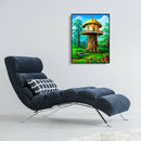 5D Diamond Painting DIY Tree Cottage Embroidery Cross Stitch Art Pictures A