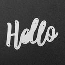 Metal Cutting Dies Stencil for DIY Scrapbooking Photo Album Hello Christmas A