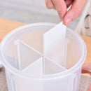 1Pc Plastic Food Storage Lattices Sealed Crisper Grains Tank Storage Kitche