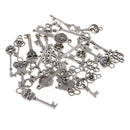 30Pcs Assorted Key Charms DIY Necklace Bracelet Earring for Jewelry Making