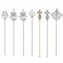 Dazzling Bridal Scepter Pageant Bridal Fairy Magic Wand Party Photo Props