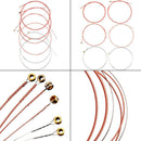26pcs Guitar Part Accessories Kit Acoustic Folk Guitar Strings with 8 Picks A