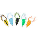 5pcs Soft Frog Fishing Lures Lifelike Bionic Baits Fishing Tackle 5.5cm/11g