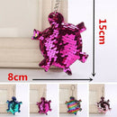 New Animal Car Women Tortoise Keyring Handbag Pendant Sequins Keychain Bag  S4Q5