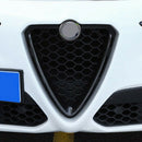 Carbon Fiber Style Abs Plastic Front Grill Decoration Frame Trim For Alfa R