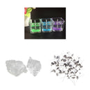 100Pcs 25mm Candle Wicks & 200g High-Quality Clear Paraffin Gel Jelly Wax for