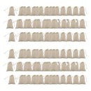 100x Linen Bag - (10x14cm) Reusable Linen Bag for