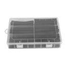 130pcs Set Polyolefin Assorted Heat Shrink Tube Insulated Tubing Set Black