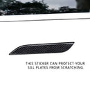 Carbon Fiber Car Exterior Door Handle Cover Scratch Protector for Tesla Mod