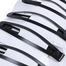 5 Pairs Ladies Black Simple Metal Bendy Snap Hair Clips Barrettes Hairpins H7Y7