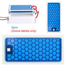 2pcs Ozone Generator Ceramic Plate Single Crystal High Frequency 10g Portable