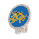 Metal Golf Hat Clip Magnetic with Golf Ball Marker Chinese Zodiac Dragon