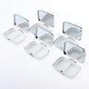 2x Round/Square Pill Case Pocket Purse Travel Medicine Storage Carrying Box