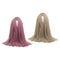 2PCS Women's Stylish Long Scarf Plain Hijab Shawl