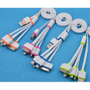 New universal 4 in 1 USB cable multi charger line for mobile phone S Hn