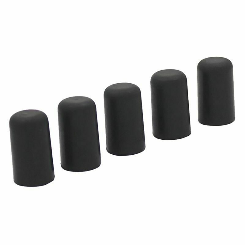 5 Pcs Cello Endpin Tip Protector Rubber Cello tail pin case Tip Cap Protect