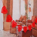 Heart Nonwovens Fabric Flag Party Garland Decor Banner Bunting Wedding BX