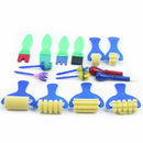 16pcs Mini Painting Sponge Brush Tools For Kids Painting Learning A1E7